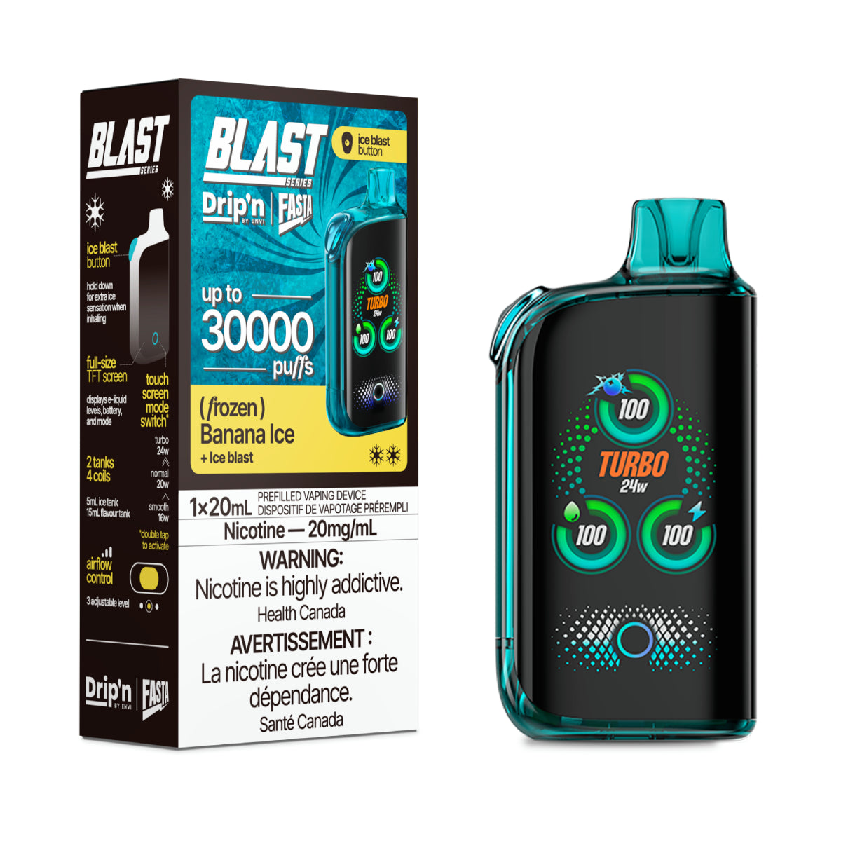 Drip'n by Envi / Fasta Blast 30K Disposable Drip'n by Envi / Fasta Blast 30K Disposable