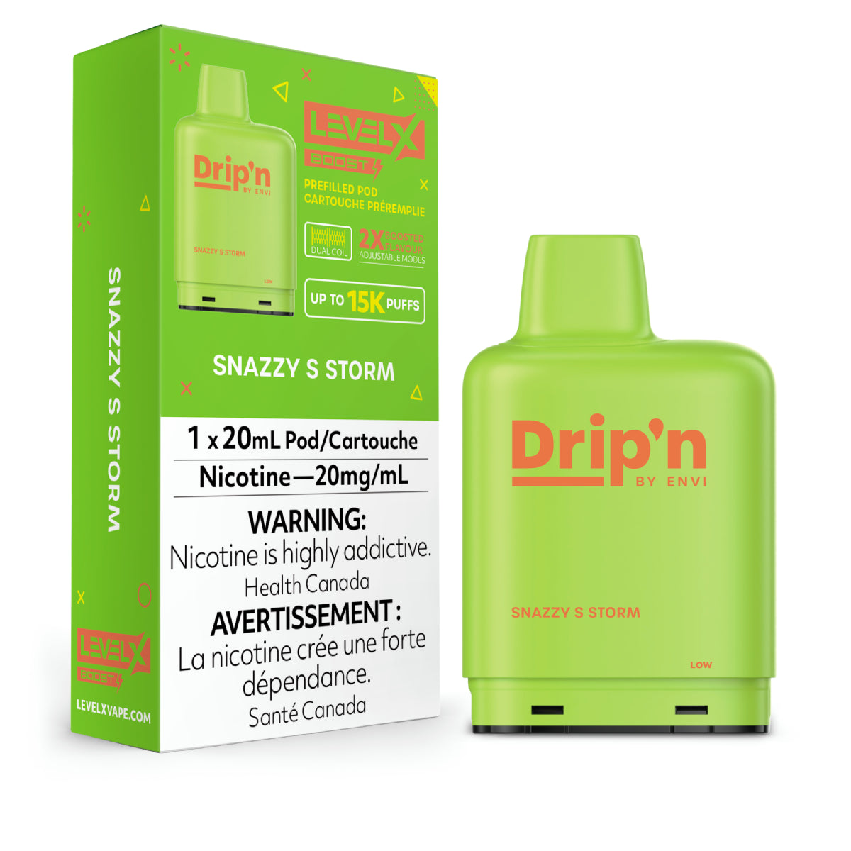 Level X Drip'n Boost Pod