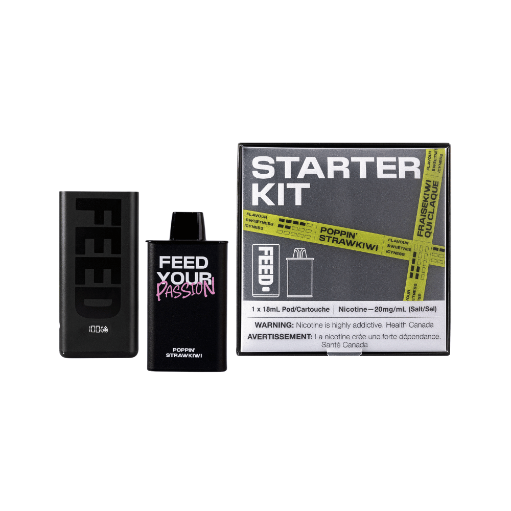 poppin smoke and vape FEED Starter Kit