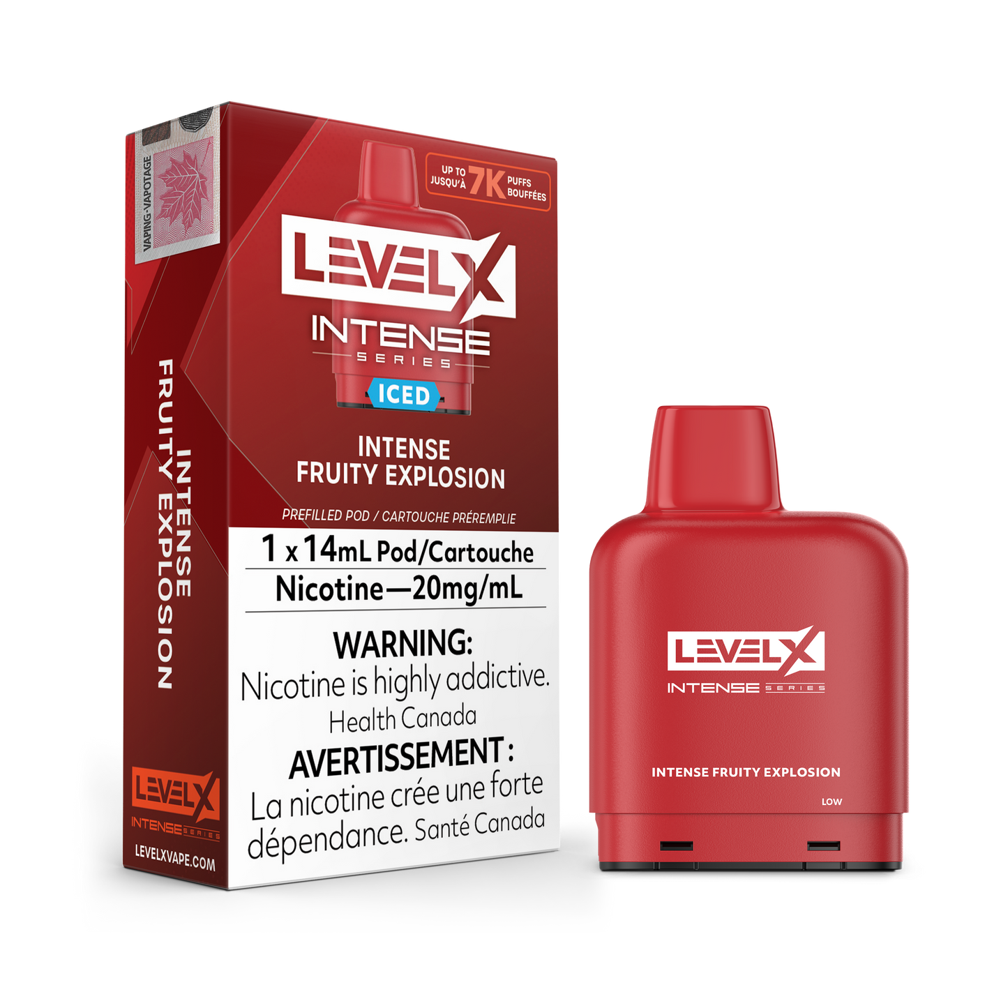 Level X Intense 7k Pods - Fruity Explosion Iced