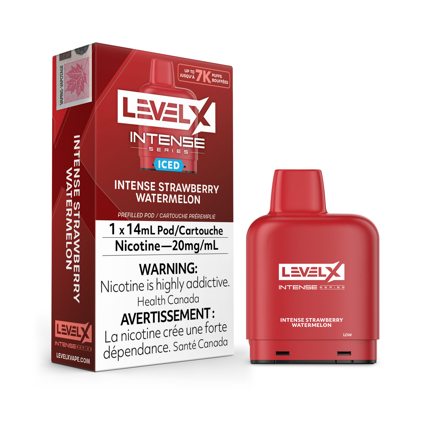 Level X Intense 7k Pods - Strawberry Watermelon Iced