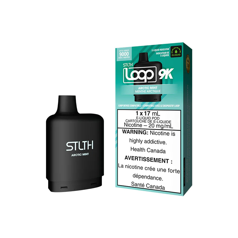 STLTH Loop 9K Pod Pack - Arctic Mint