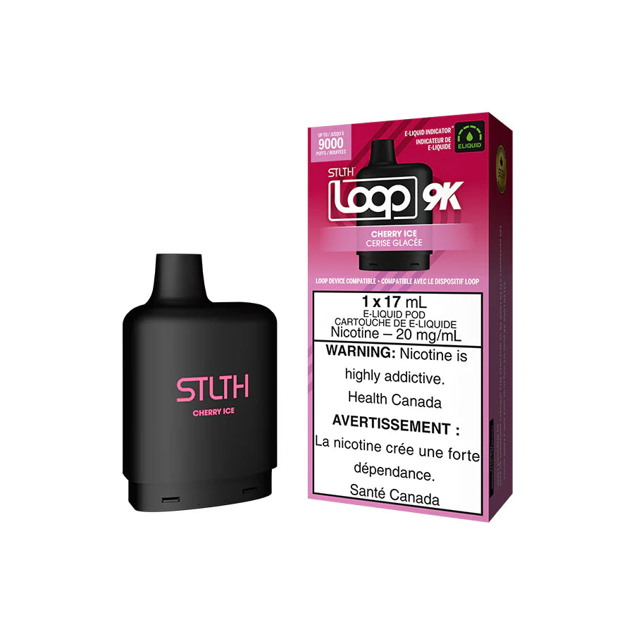 STLTH Loop 9K Pod Pack - Cherry Ice