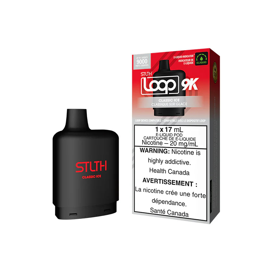 STLTH Loop 9K Pod Pack - Classic Ice