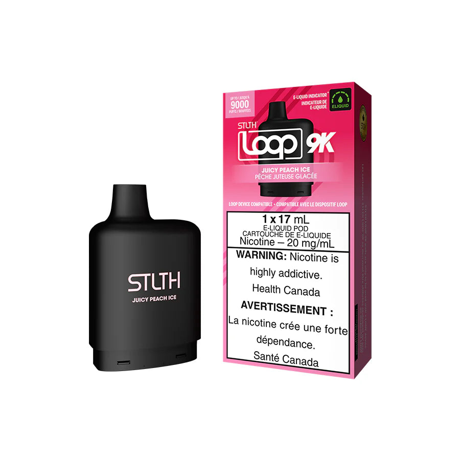 STLTH Loop 9K Pod Pack - Juicy Peach Ice