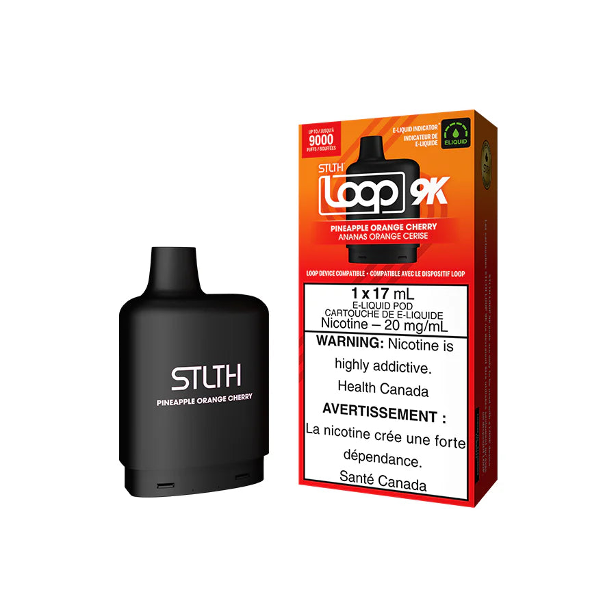 STLTH Loop 9K Pod Pack - Pineapple Orange Cherry