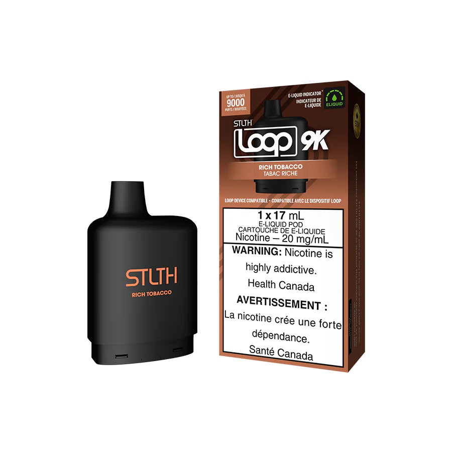 STLTH Loop 9K Pod Pack - Rich Tobacco