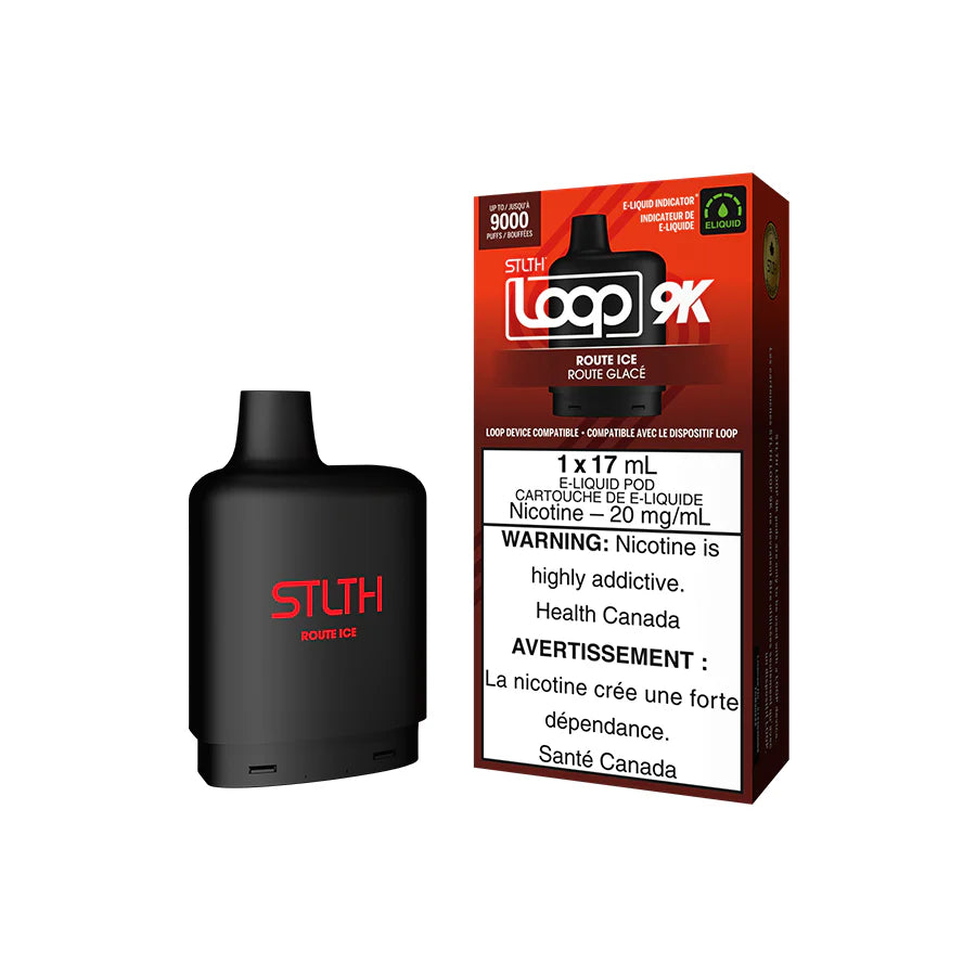 STLTH Loop 9K Pod Pack - Route Ice