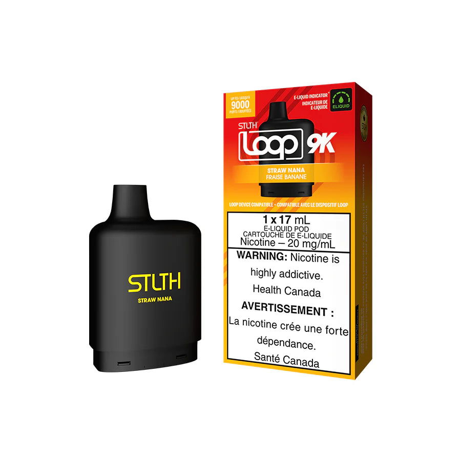 STLTH Loop 9K Pod Pack - Straw Nana