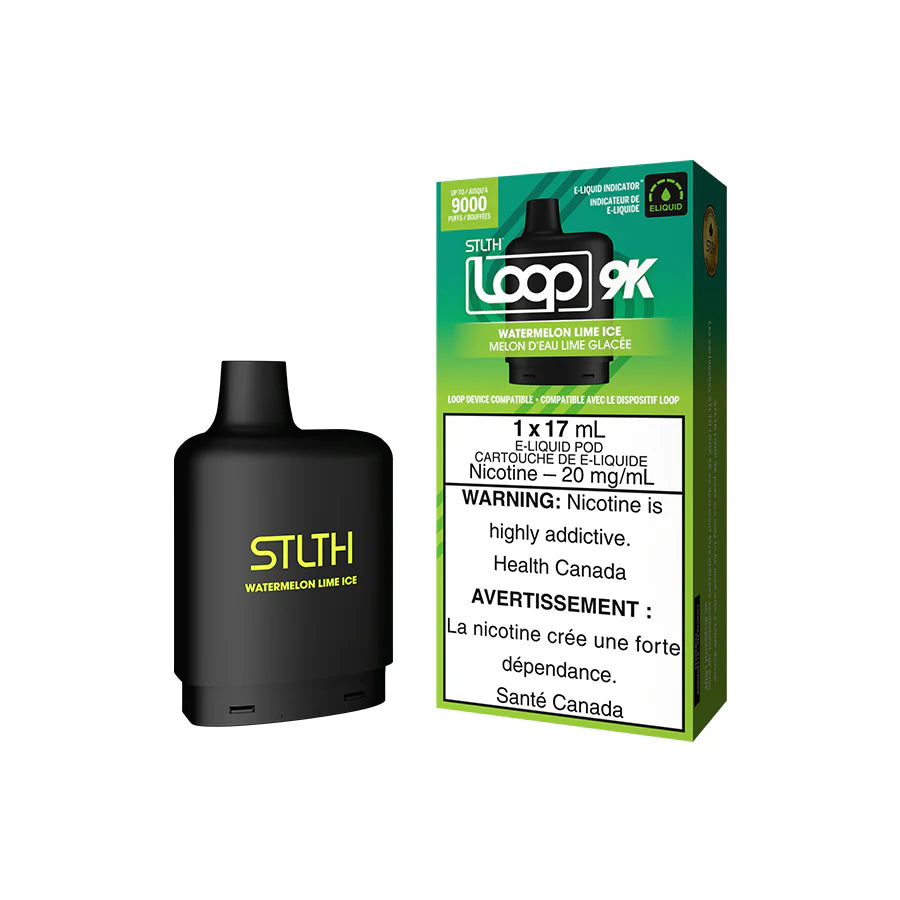 STLTH Loop 9K Pod Pack - Watermelon Lime Ice