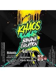 Khaos E-Liquid 60ml- Banana Eruption