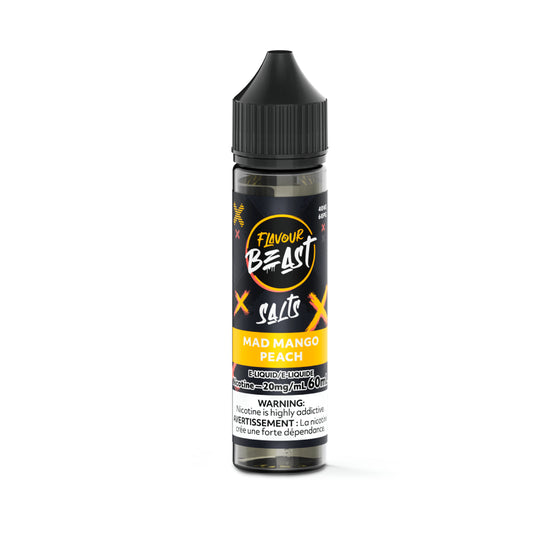 Flavour Beast Salt 60ml- Mad Mango Peach