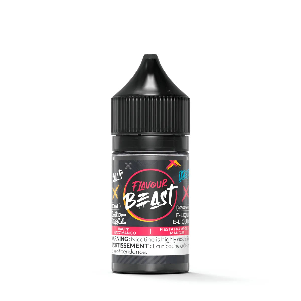 Flavour Beast Salt - Ragin' Razz Mango Iced