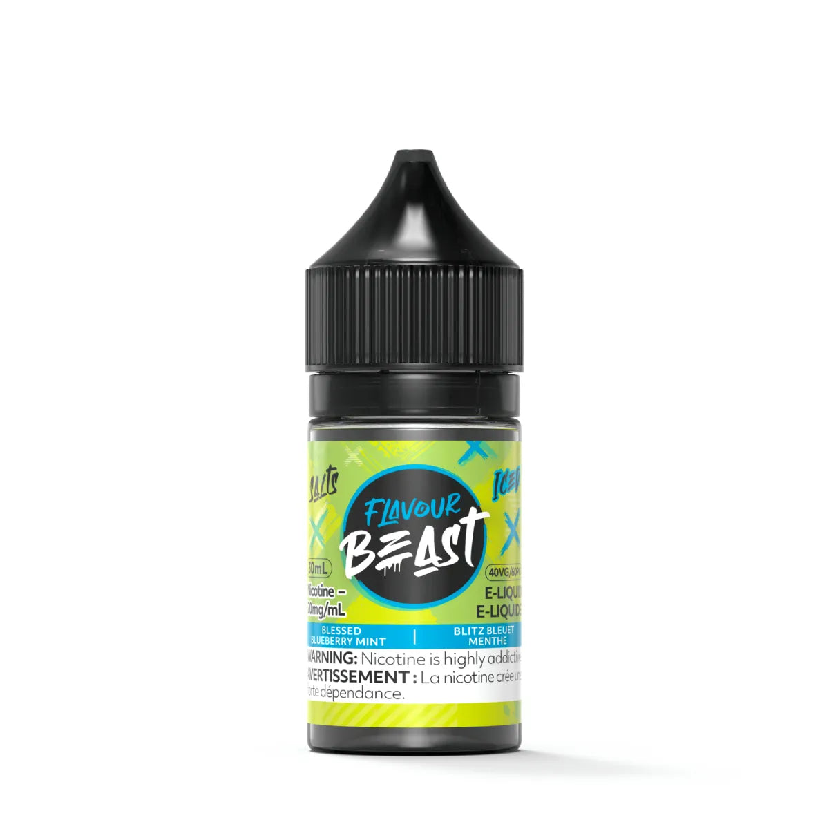 Flavour Beast Salt - Blessed Blueberry Mint Iced