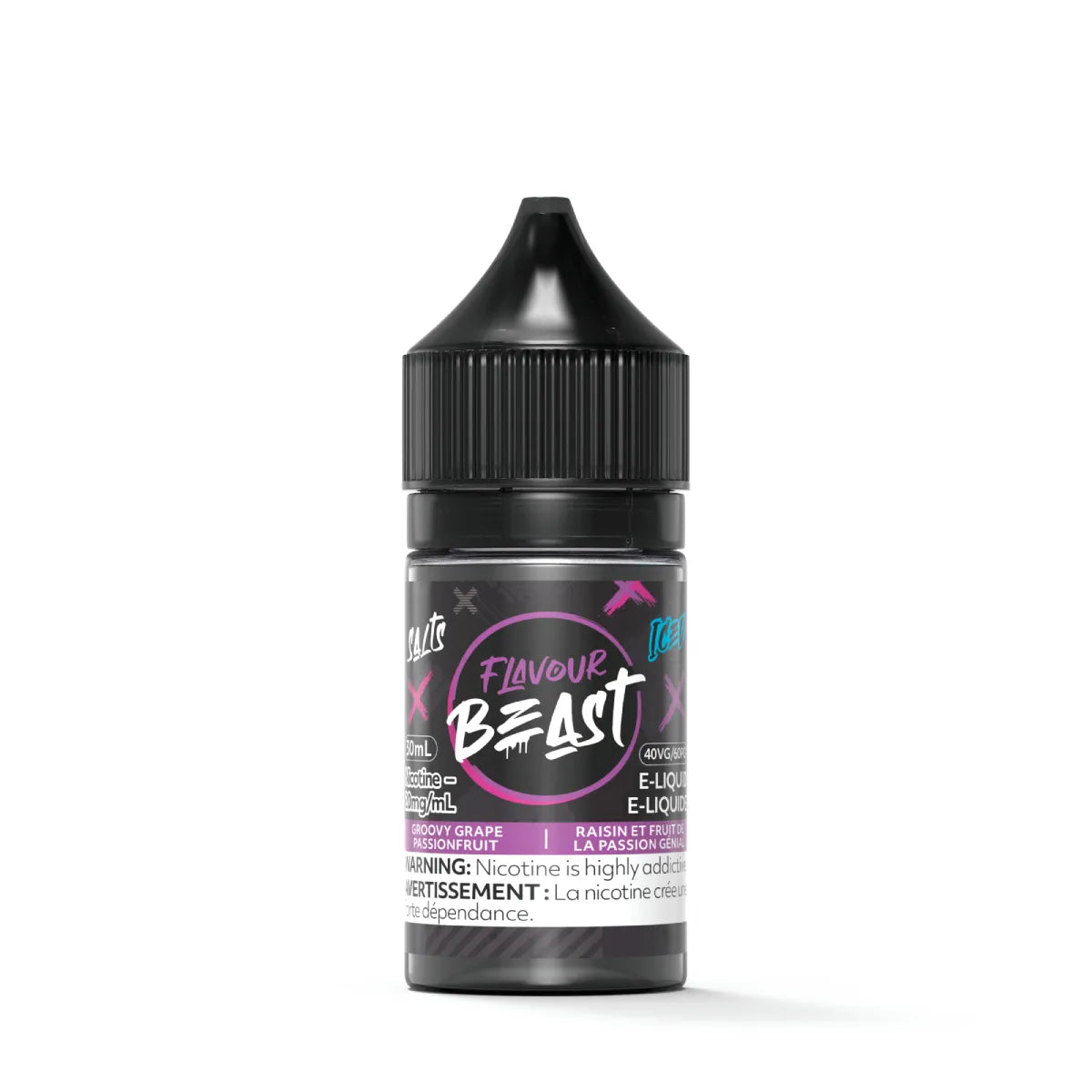 Flavour Beast Salt - Groovy Grape Passionfruit Iced