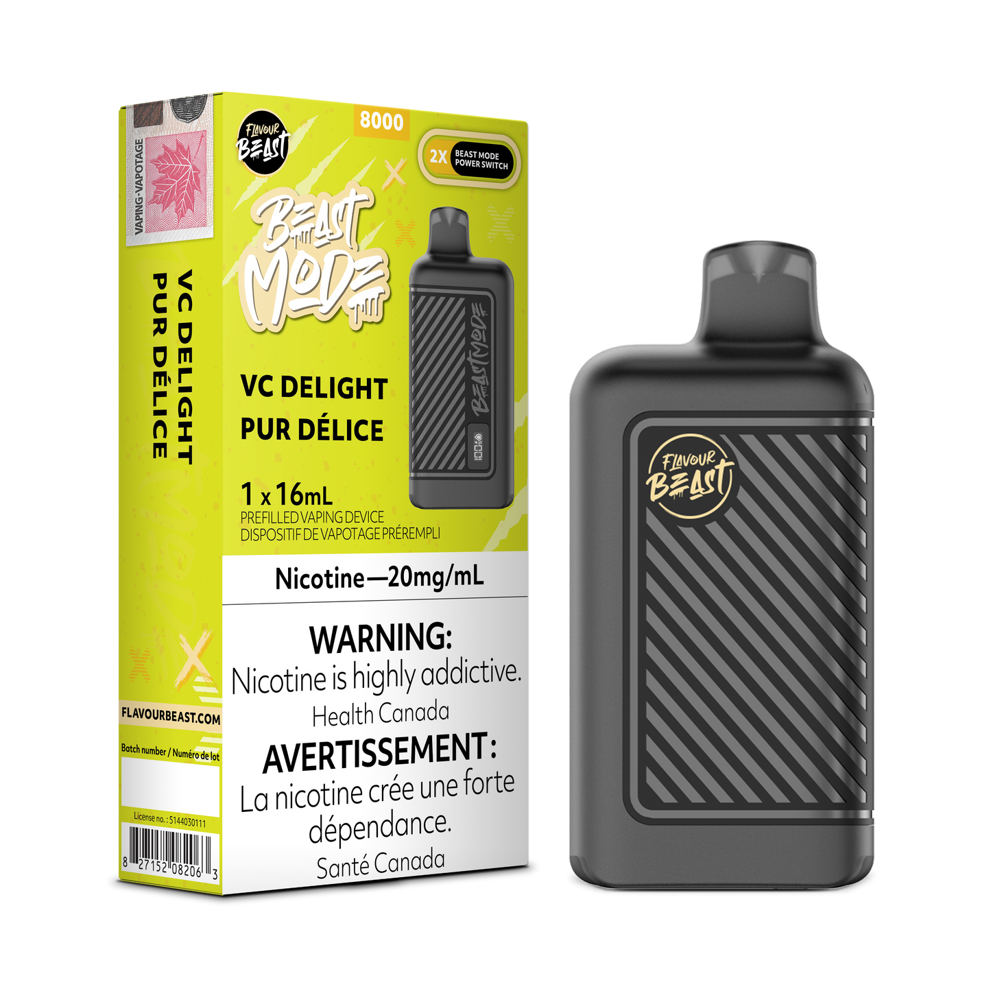 Flavour Beast 8000 Puff - Beast Mode