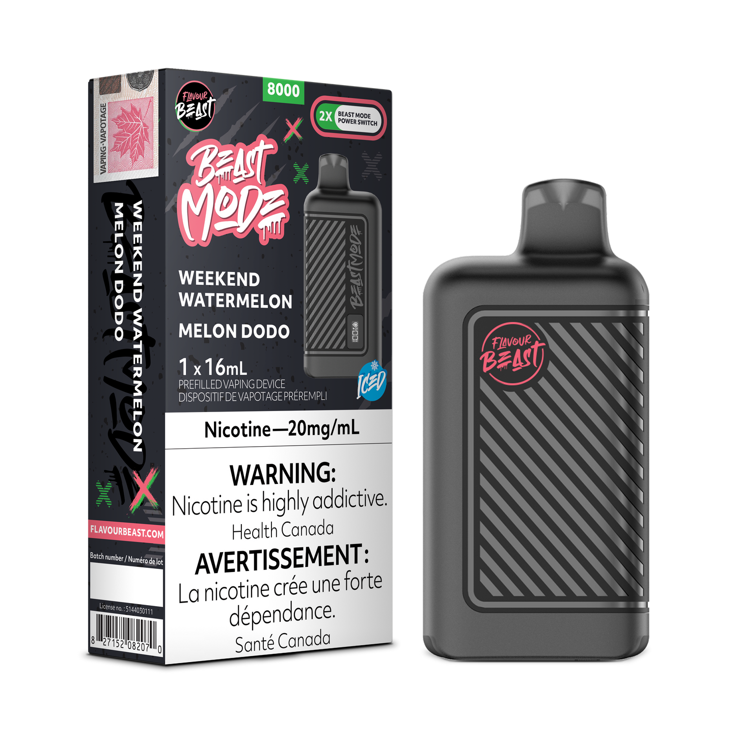 Flavour Beast 8000 Puff - Beast Mode