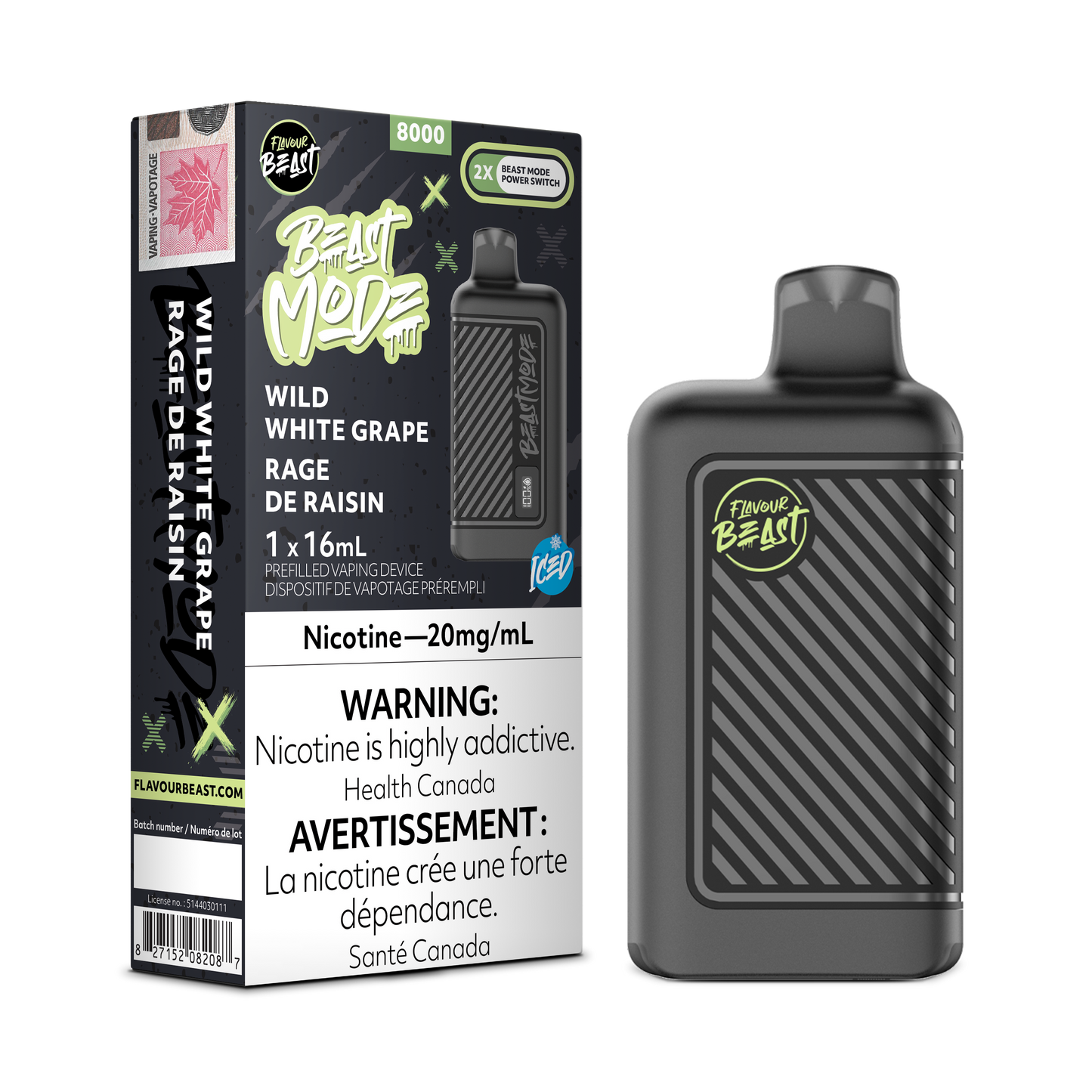 Flavour Beast 8000 Puff - Beast Mode